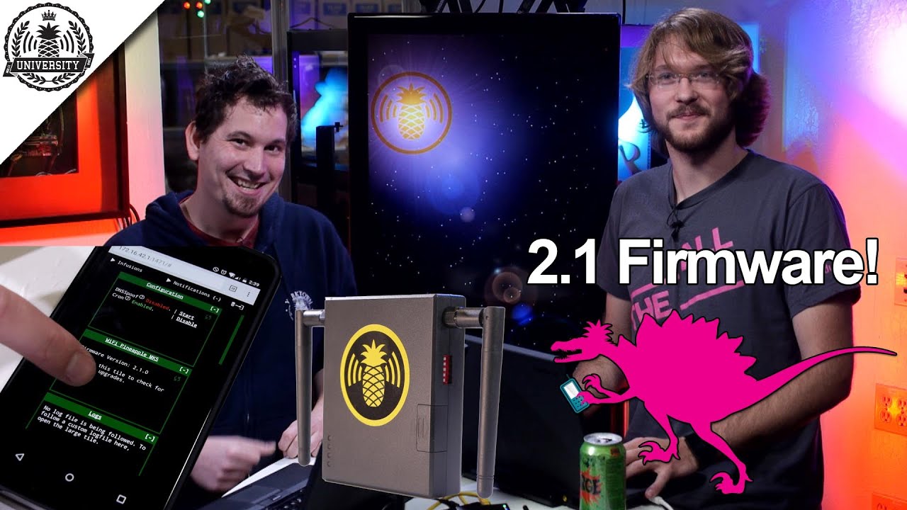 WiFi Pineapple Firmware Release 2.1 "Pineosauria Mobilus" Pineapple