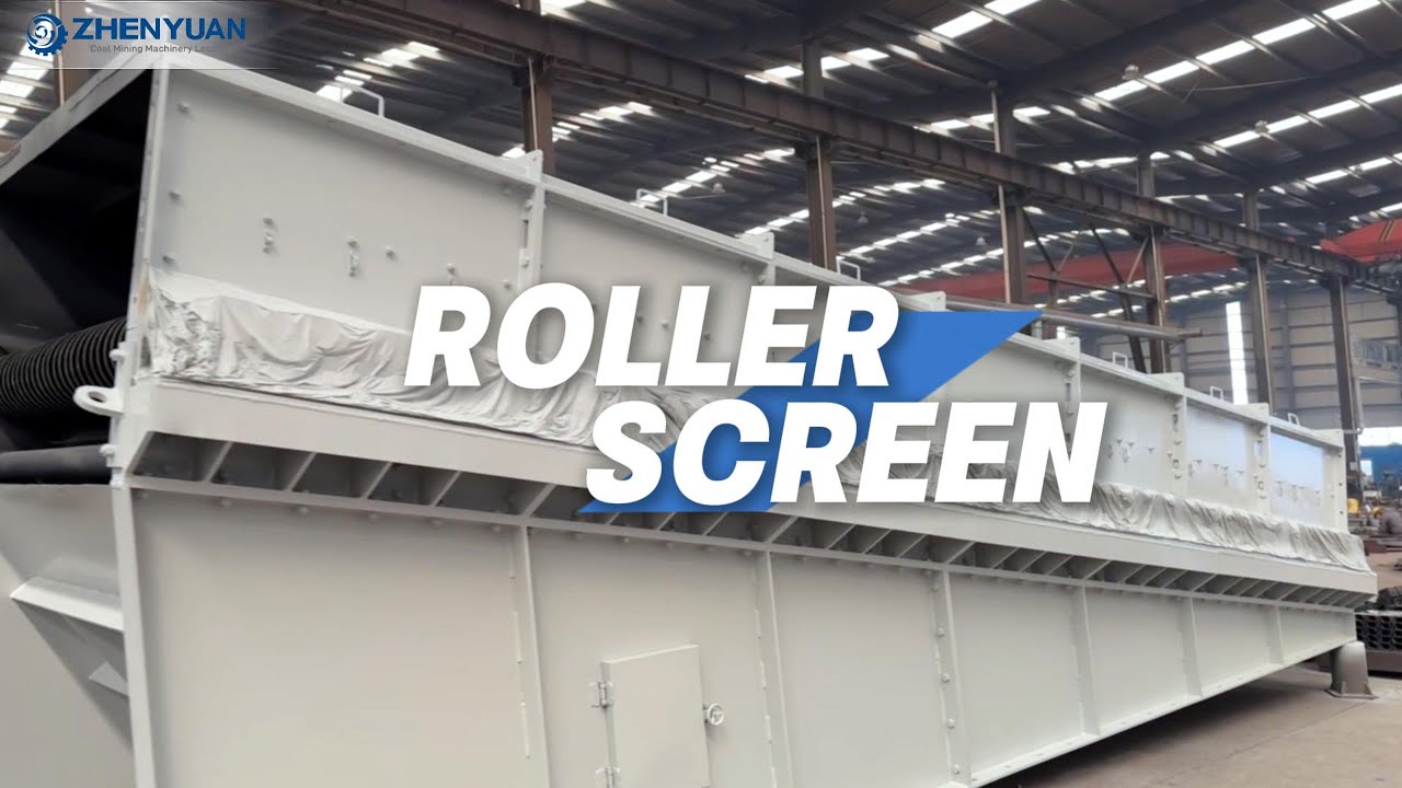No more screening blockage? Zhenyuan Roller Screen is revolutionizing mining! ⚡️ 