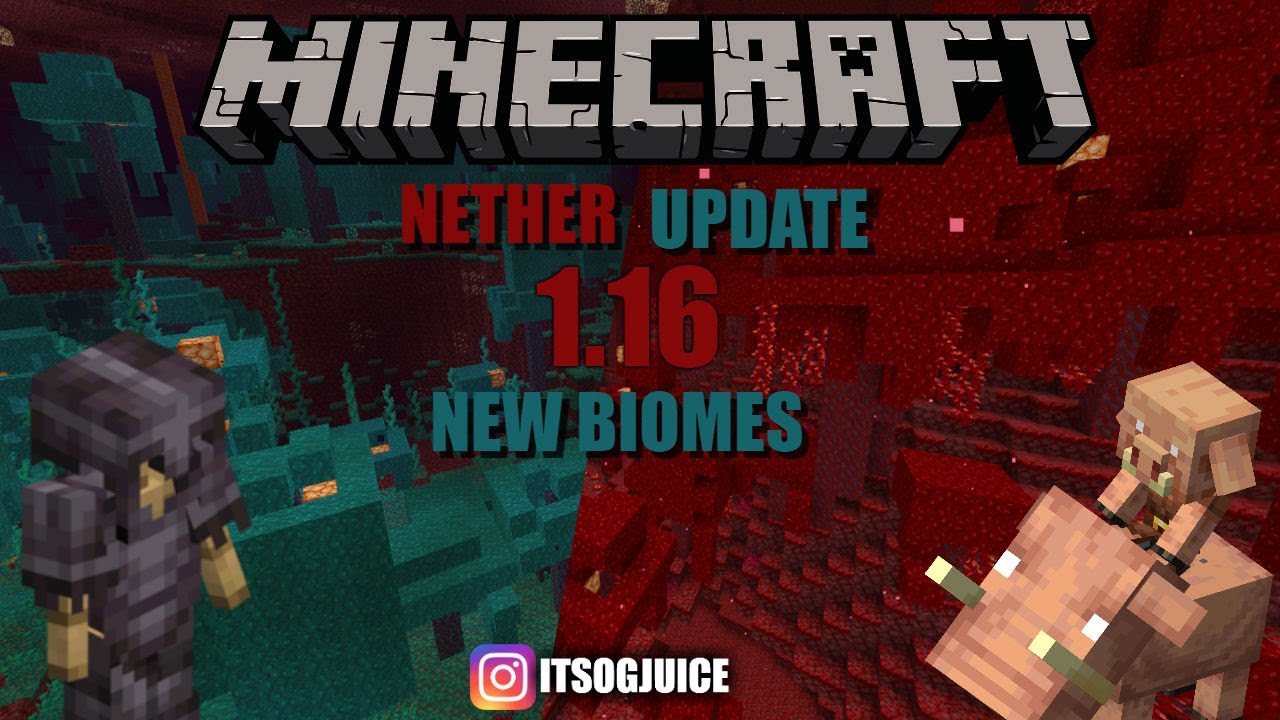 Minecraft Nether Update Review ( Patch Notes 1.16 ) - YouTube