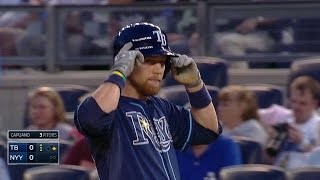 TB@NYY: Zobrist singles to tally career hit No. 1,000
