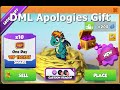 DML Apologies Gift 10 Vip tickets and 50 Gems | Got Cartoon and Cinema Dragon | DML