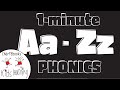 A to Z PHONIC Letter Sounds | UPPERCASE & LOWERCASE Alphabet | #shorts