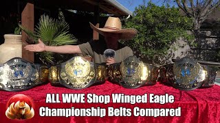 ALL WWE Shop Winged Eagle Championship Belts Compared