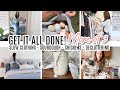 GET IT ALL DONE WITH ME // DITL OF A SAHM OF 3 // HATCHING CHICKS, DECLUTTERING AND SLOW CLOTHING