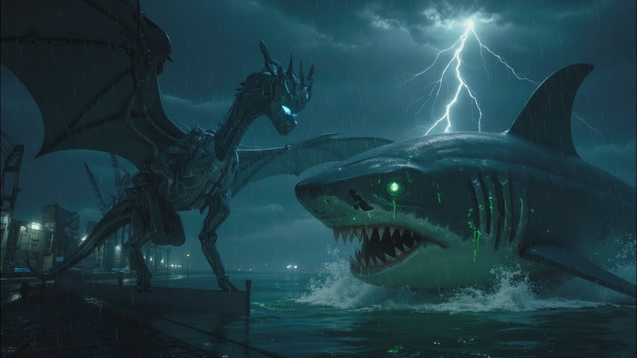 Mecha Dragon vs Nuclear Shark | Official Trailer | TitanVerse