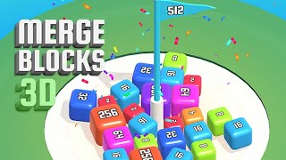 Merge Blocks 3D Gameplay All Levels IOS,Android screenshot 5