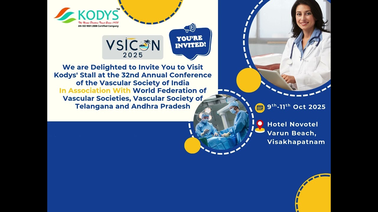 Vascular Surgery conference VSICON 2015 Our Stall Exhibit and Invitation