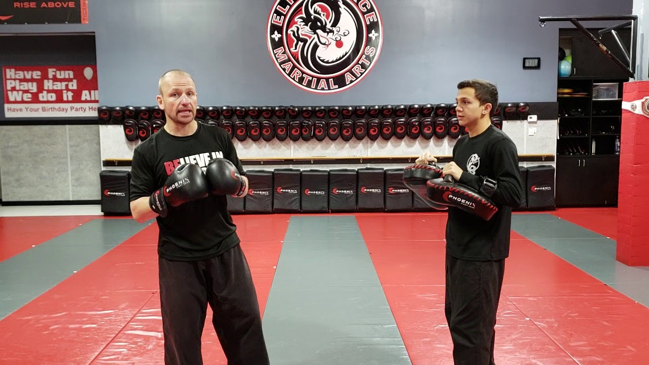 Jab Hook Right Round Kick Right Knee