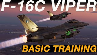 DCS F-16C Viper | Basic Training for Beginners!