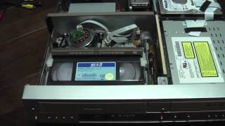 VHSデッキの内部動作