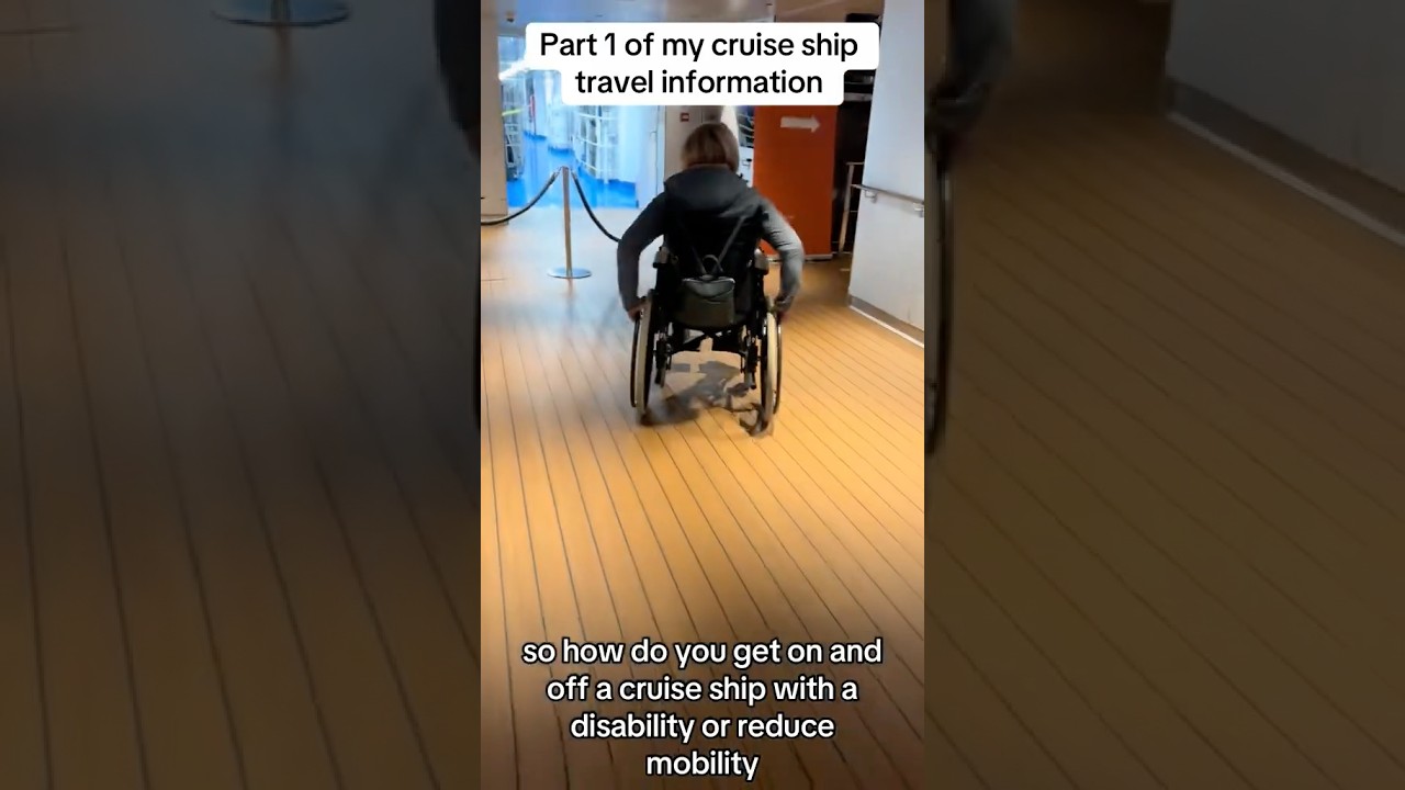 Boarding a cruise ship with a disability #disability #accessibletravel #cruiseship #inclusivetravel