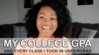 Path To PA School - Revealing my College GPA & Every Class I took in Undergrad