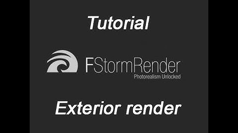 FStorm tutorial. exterior lights.
