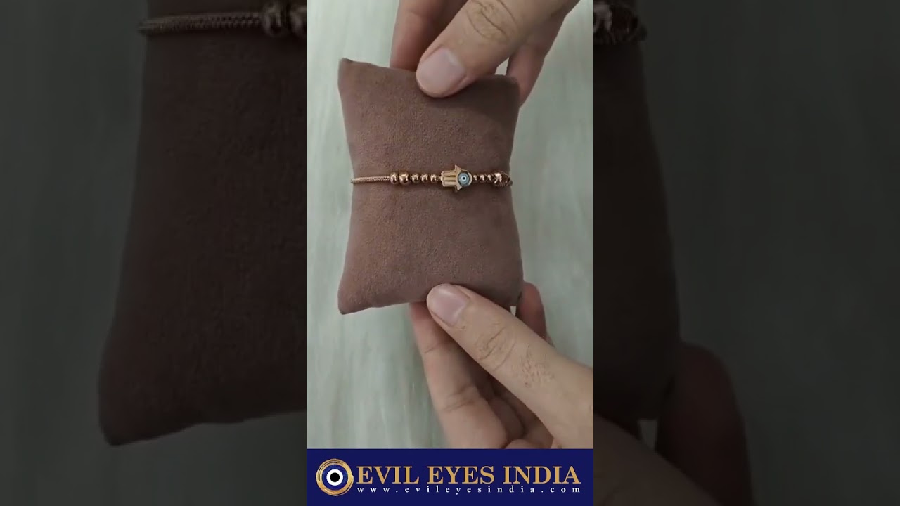 Evil Eyes India presents Anti-Tarnish Hamsa Hand Bracelet