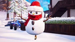Use a Sneaky Snowmando Prop Disguise Near Krampus and His Present Stash - Fortnite Ship It! Snapshot