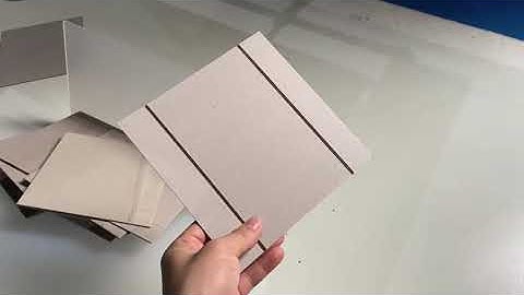 KC1000 V grooving machine for rigid box board