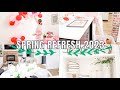 SPRING REFRESH | TAKING DOWN VALENTINES &amp; ADDING SPRING TOUCHES!!!