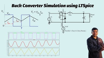 Buck Converter Simulation using LTSpice | Transistor Modelling using Voltage Controlled Switch