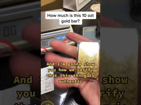 Is This Gold Bar Real Or Fake? How Much Do We Sell It For? Part 1