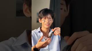 korean makeup boy 💖💄 #bts #boylook #kpop #vairal #btsarmy #btsshorts #taehyungoutfits