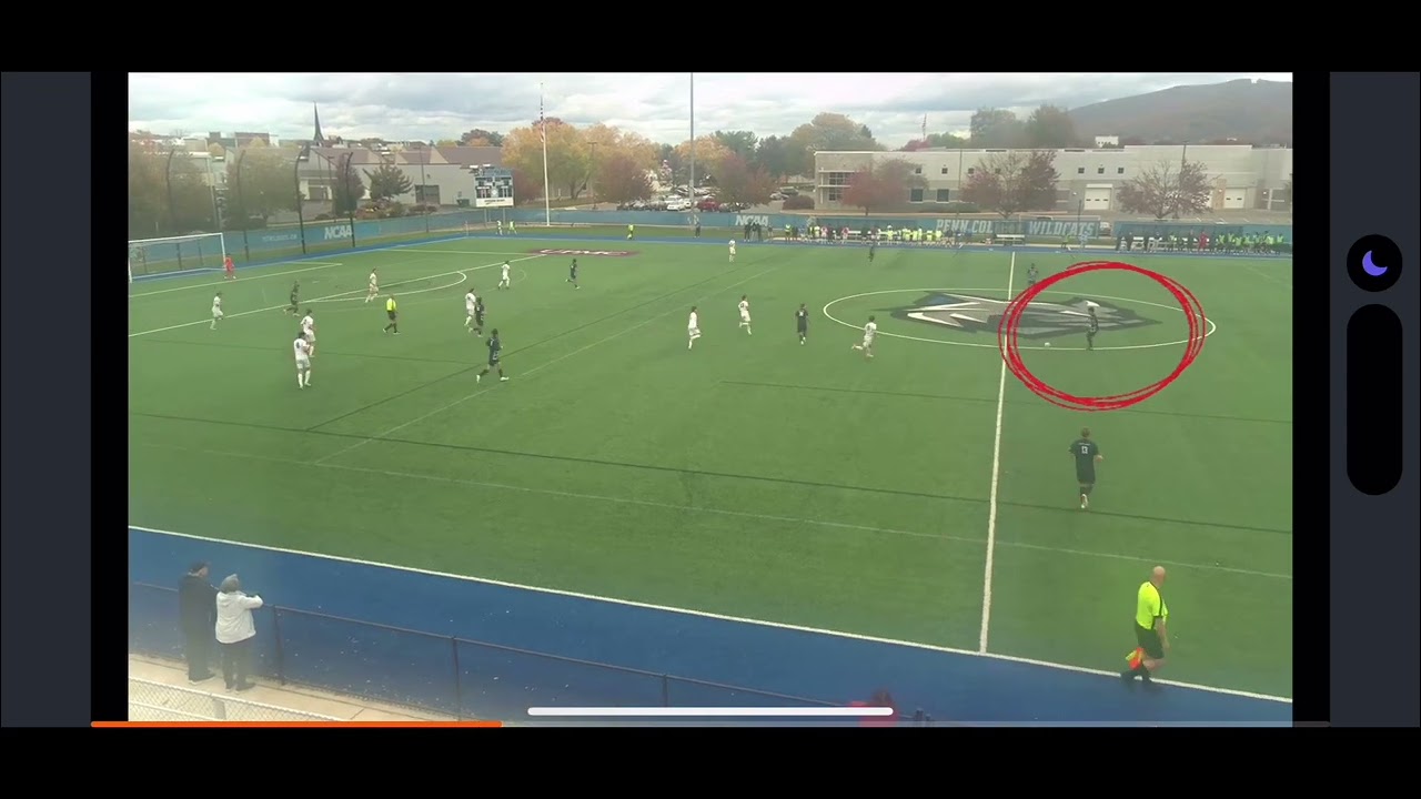 Byron Hines sophmore center back from pen state Harrisburg!!