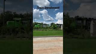 Train Derailment! #railfan #shorts #train #derail #derailment #traincrash #crash #trainwreck