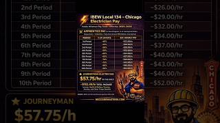 Chicago Electrician Pay (IBEW 134) – $100/hr Total Package?! 💰⚡