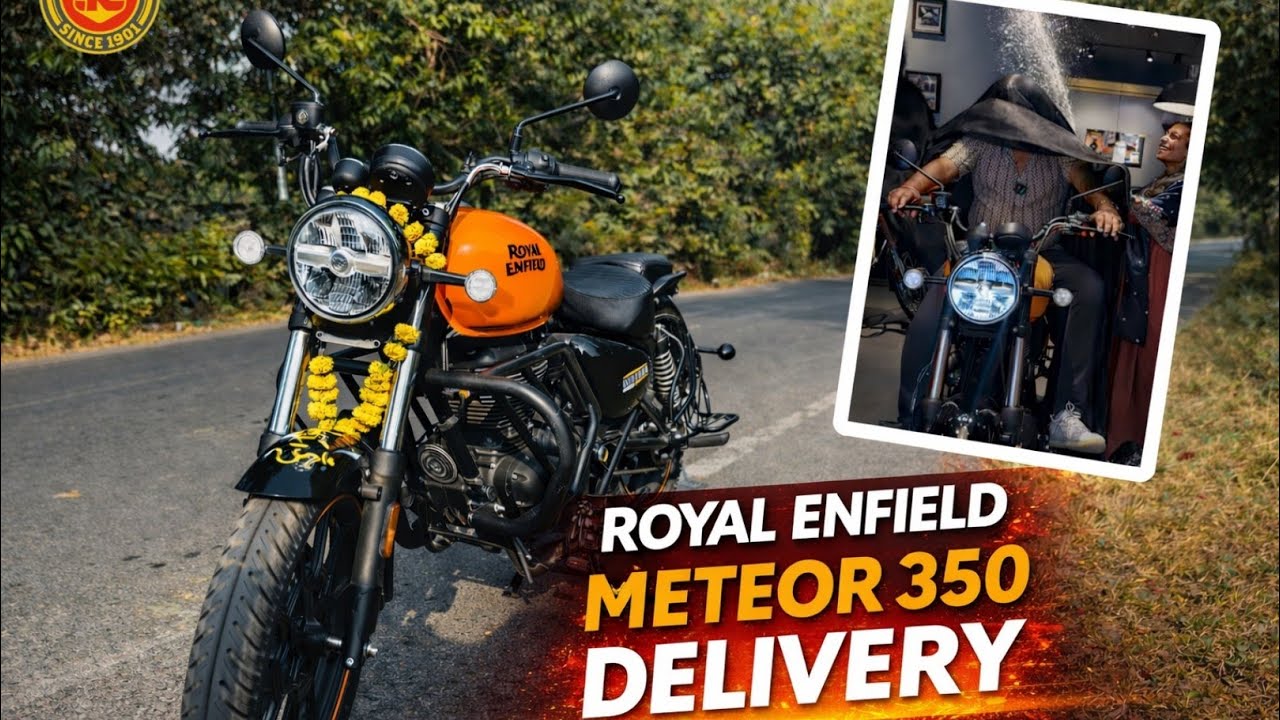 ROYAL ENFIELD METEOR 350 DELIVERY 2026 || FULL PROCESS 