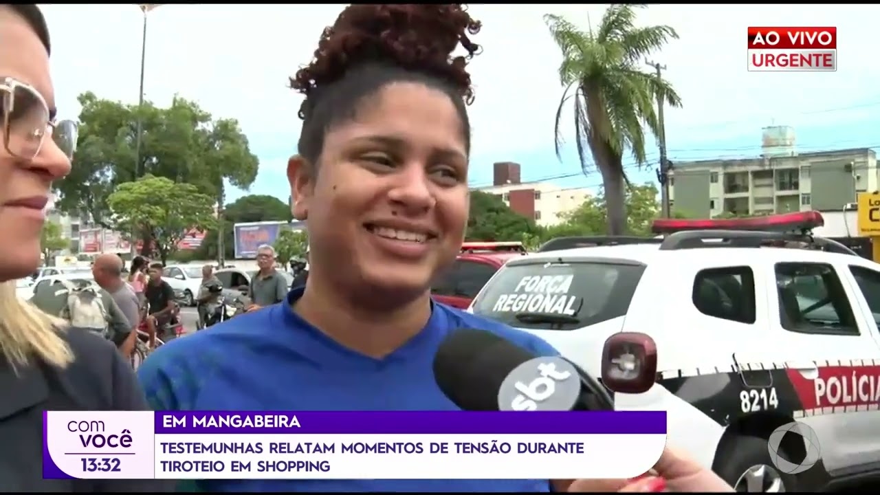 Testemunhas relatam momentos de tensão durante tiroteio em shopping - Com Você