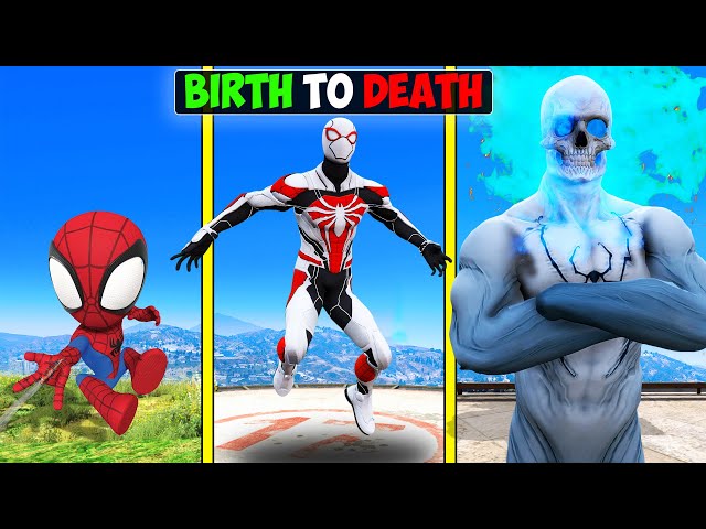 SPIDERMAN BIRTH To DEATH in ALTERNATIVE DIMENSION in GTA 5 class=