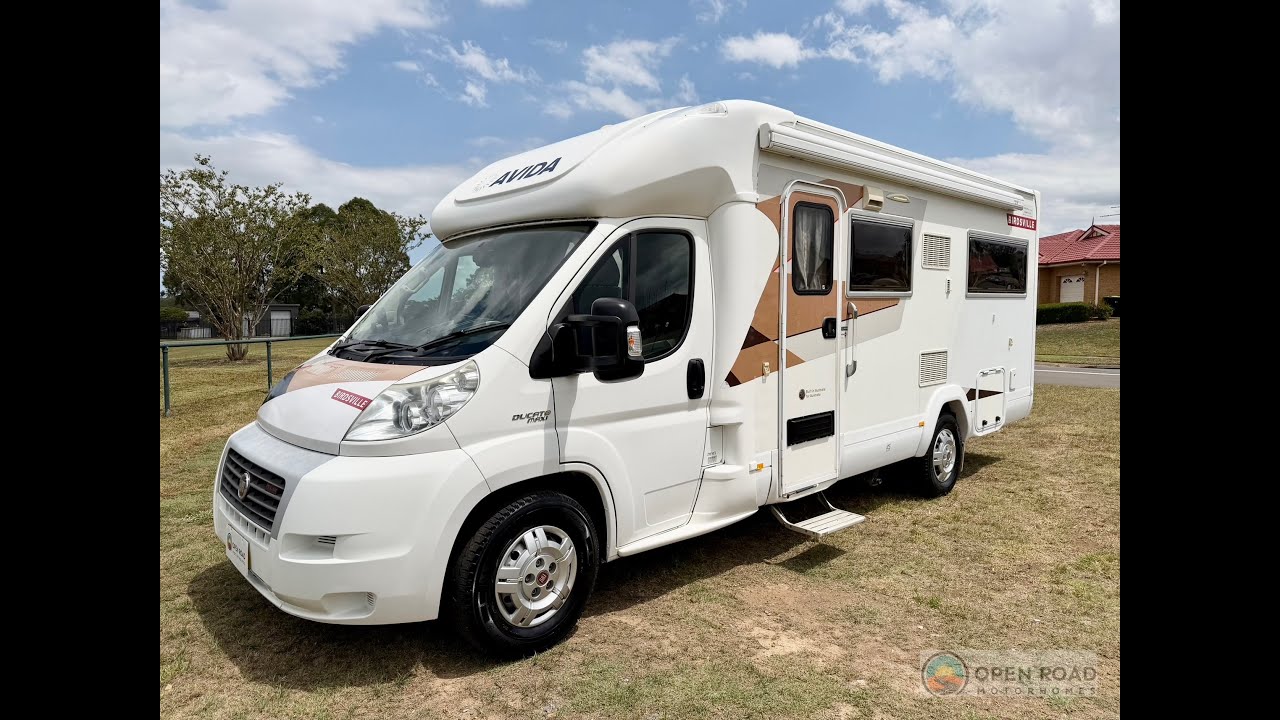 OPEN ROAD MOTORHOMES. Stop Dreaming, Start Living! U1418 FD Avida Birdsville B7342 Single beds 2014