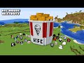 SURVIVAL KFC BUCKET HOUSE WITH 100 NEXTBOTS in Minecraft - Gameplay - Coffin Meme