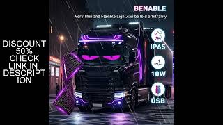 Led Eyes Programmable Rgb Devil Eyes Light For Cars Windshield Eyes Flex Led Display Diy Pattern For
