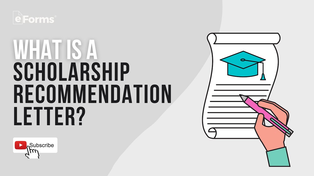 Scholarship Recommendation Letter Template from i.ytimg.com