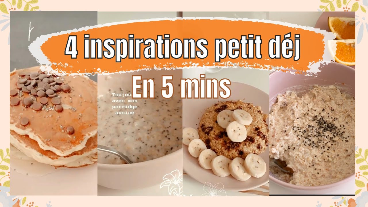 Recette Petit déjeuner healthy sucré et autres recettes Chefclub daily