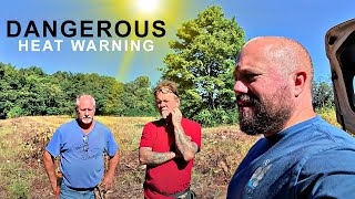 Metal Detecting County Property Despite Dangerous Heat Warning
