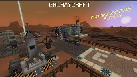 I Exploring moon in minecraft! [Minecraft:Galacticraft mod] Part 1