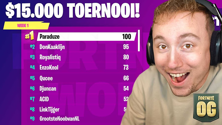 🔴 $15.000 OG TOERNOOI tegen YOUTUBERS! (Royalistiq OG Invitational)