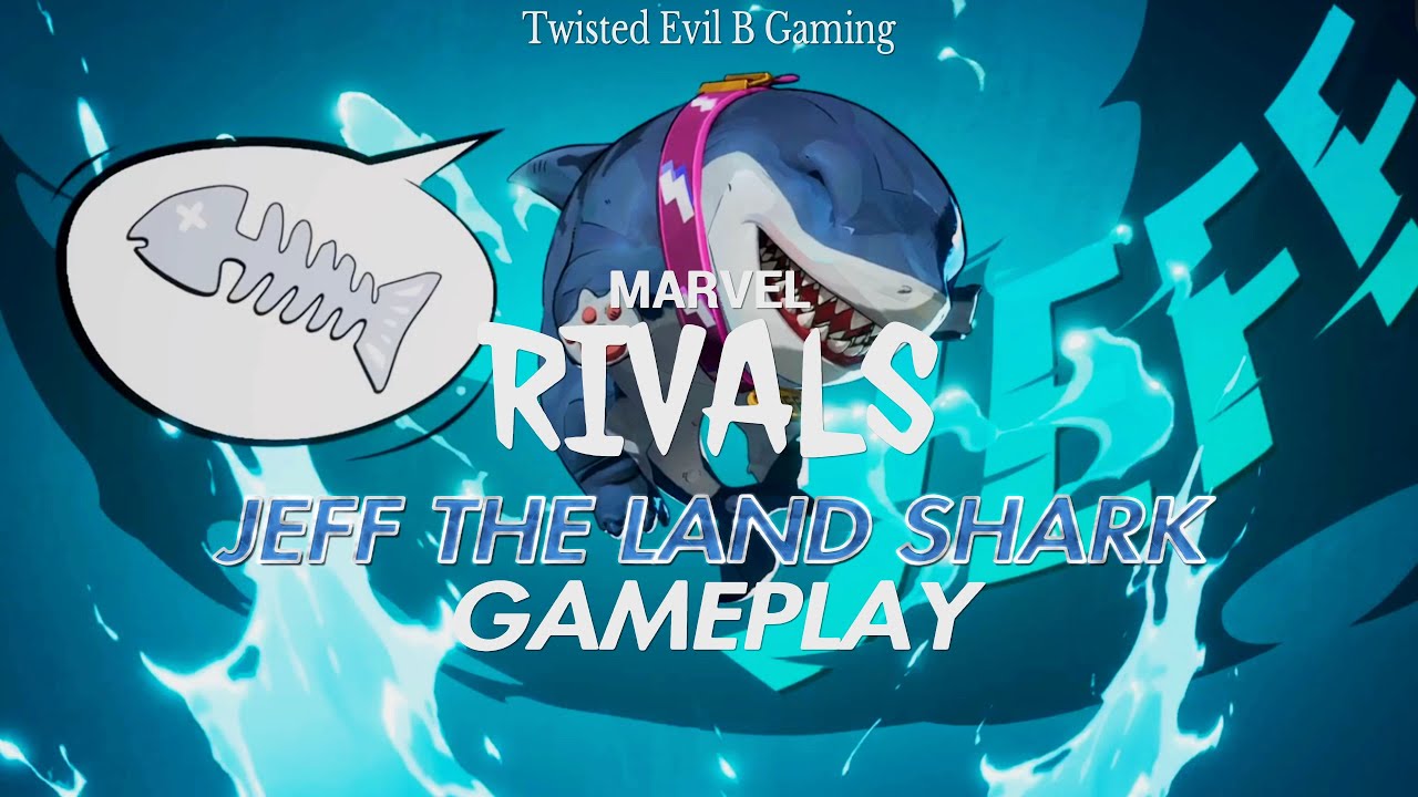 MARVEL RIVALS - JEFF THE LAND SHARK GAMEPLAY - YouTube