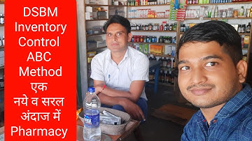 Inventory control in Medical store DSBM D.pharma 2nd year ABC analysis
