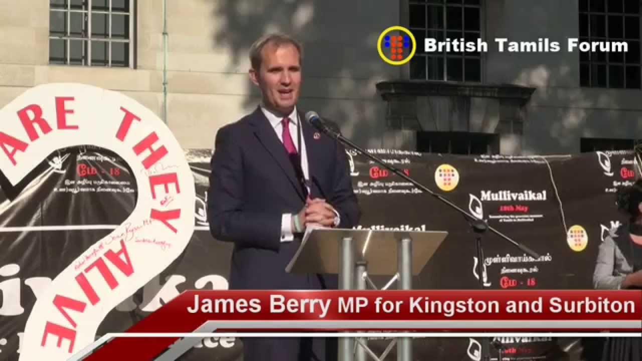James Berry MP for Kingston and Surbiton 6th Year Mullivaikkal