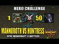 Can 50 Huntress defeat Mannoroth?  - Warcraft 3