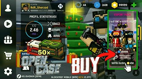 BUY ESPORT PACK 😱 | OPEN CASE 😳 | BLOCKPOST MOBILE