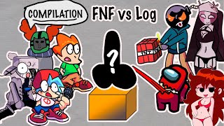 Anime Chibi Fnf vs Log || Friday Night Funkin' Animation || Compilation 1