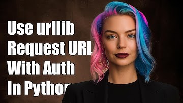 How to Use urllib.request.urlopen with Authentication in Python