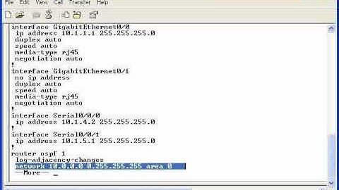 599   58  Open Shortest Path First   05  Configuring OSPF in Single Area