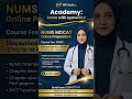 NUMS Online Preparation| NUMS Cadet| Paying Cadets| Medical Cadet
