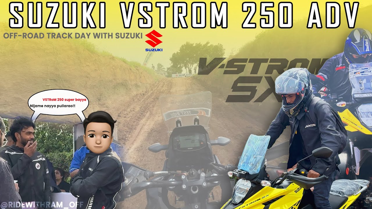 Suzuki V-Strom 250 Review – Off-Road Track Experience | Suzuki Event   | 