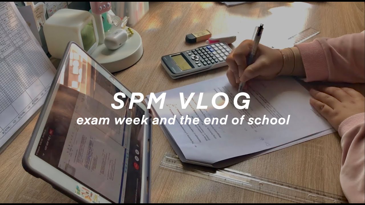 #19 spm vlog ,studying,exams