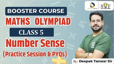 Maths Olympiad Class 5 Number Sense | SOF IMO 2024 | Previous Year Questions